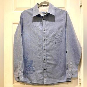 Prezzo Longsleeve Buttondown, Men's sz M, blue, NWT